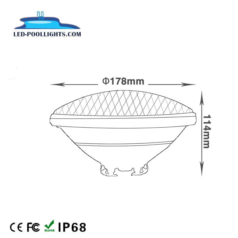 High Power LED Underwater PAR56 Swimming Pool Light