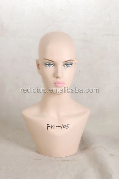 

2015 hot sell new design female head mannequin, Skin