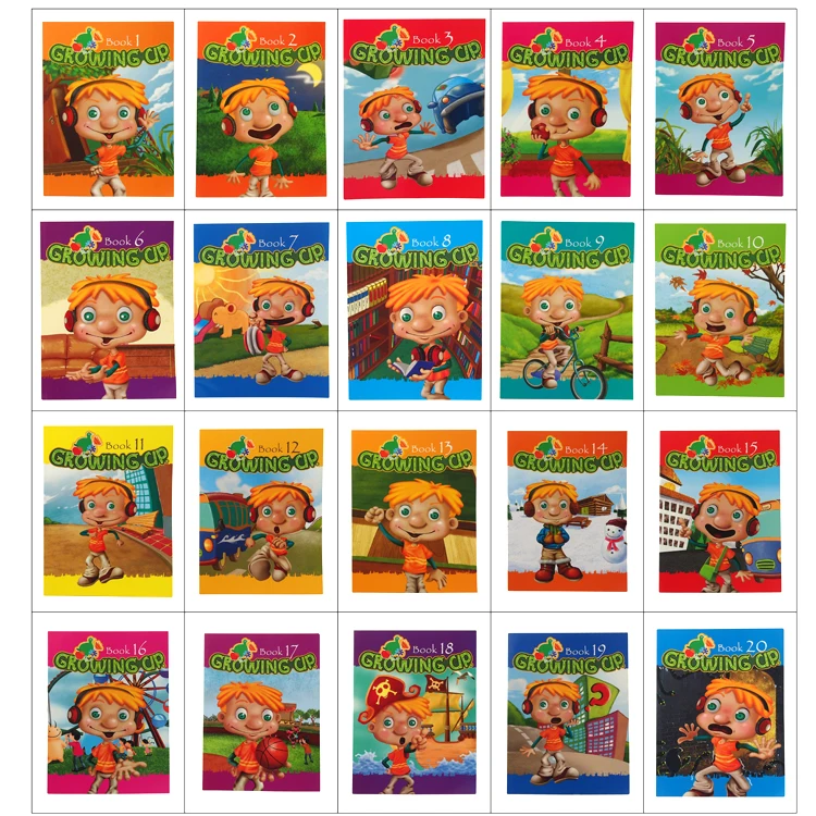 
Children English Book Growing Up and Smart Reading Pen for Preschool Kids Learning English in Philippine 