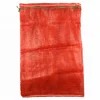 Strong packing Fruit and vegetable PP leno drawstring mesh net bag