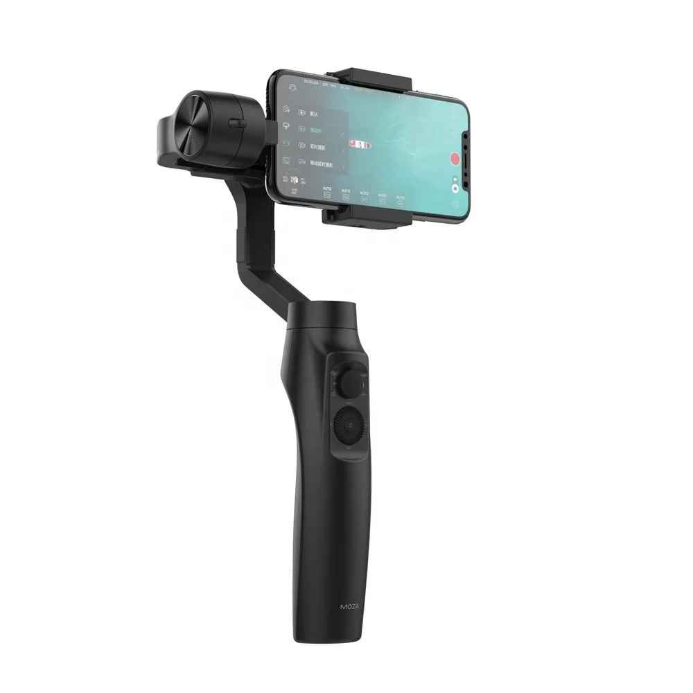 MINI-MI Moza Phone Gimbal Stabilizer Wireless Charging 360degree Heading Axis Selfie Gimbal Handheld For Smart Phone