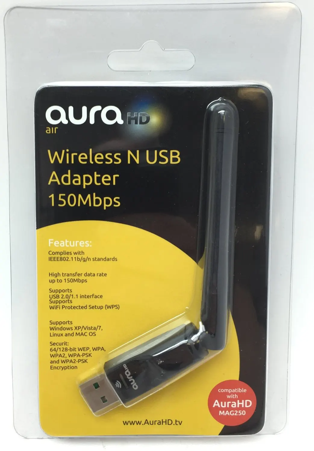 Anewish® Wireless HD WiFi USB Dongle Stick Aura MAG 250 254 255 256 322