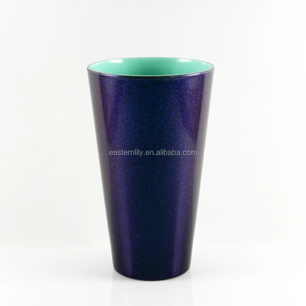 20oz 600ml Bpa Free Plastic Acrylic Tritan Hammered Highball Glass