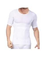 

Tummy Waist Vest Lose Weight Shirt Compression Base Layer Men's Slimming Body Shape T Shirt