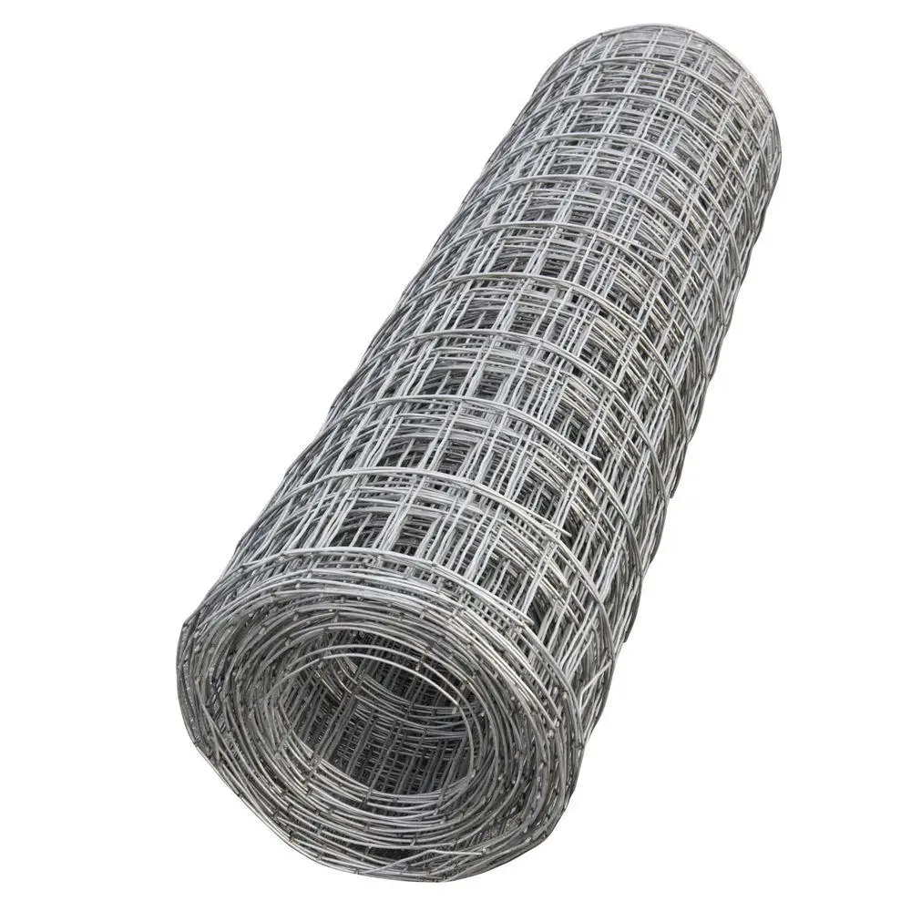 21 Gauge Vinyl Coated Wire Mesh Roll 150 ft x 2 ft x 1//2 in.