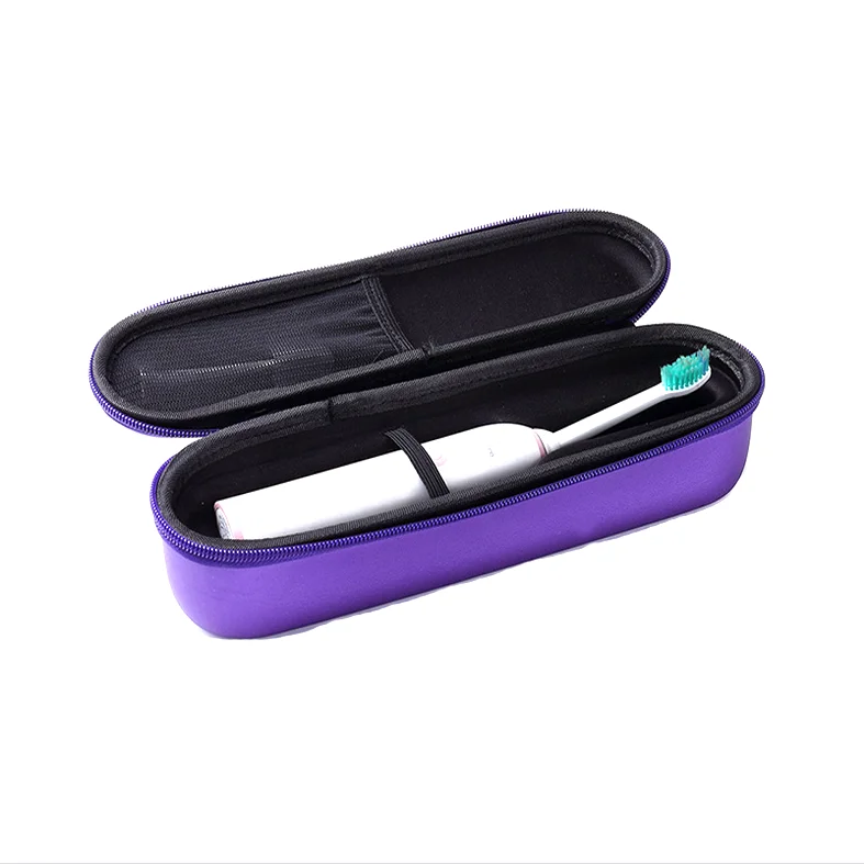

GX custom pu leather hard carrying toothbrush case for travelling, Oem