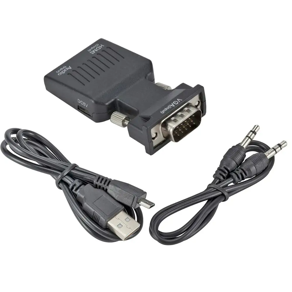 

vga to hdmi converter cable price in india vga to hdmi converter with Audio Power Cable for PC Laptop TV Monitor Projector, N/a