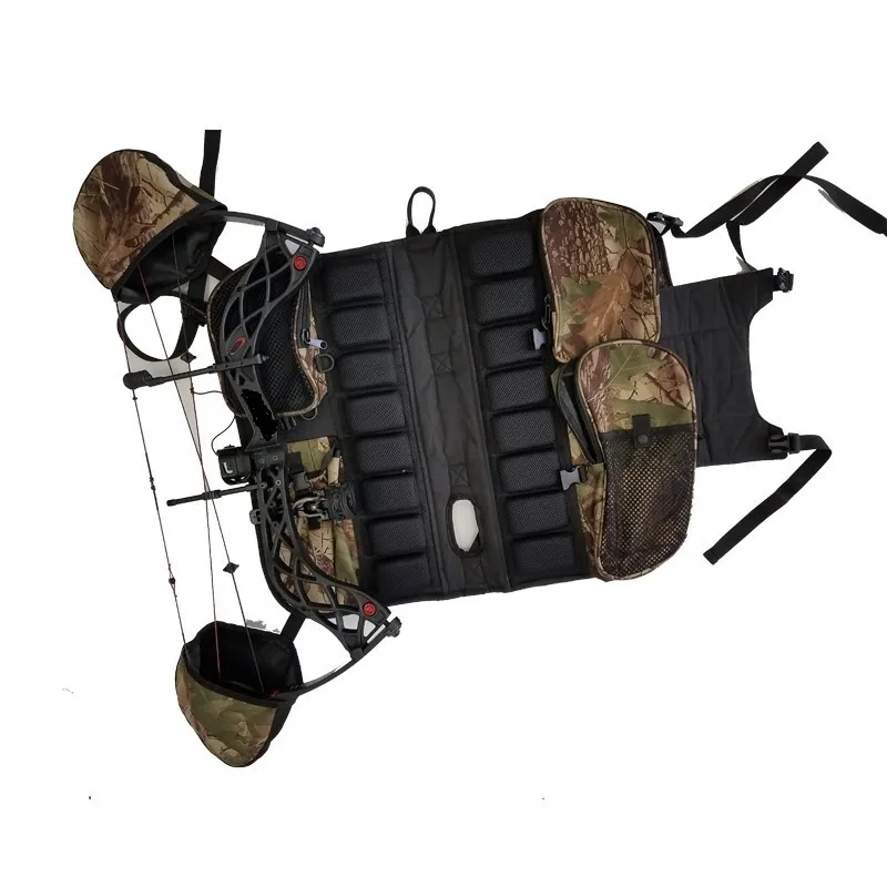 Camo Protective Hunting Compound Bow Case And Archery Accessories Bag