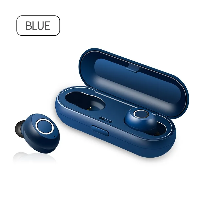 TWS Earbuds Bluetooth 5.0 Headphones Sports in-Ear Mini Headset Auto Pairing 200mAh Charging Case Noise Cancelling Earphones - ANKUX.COM