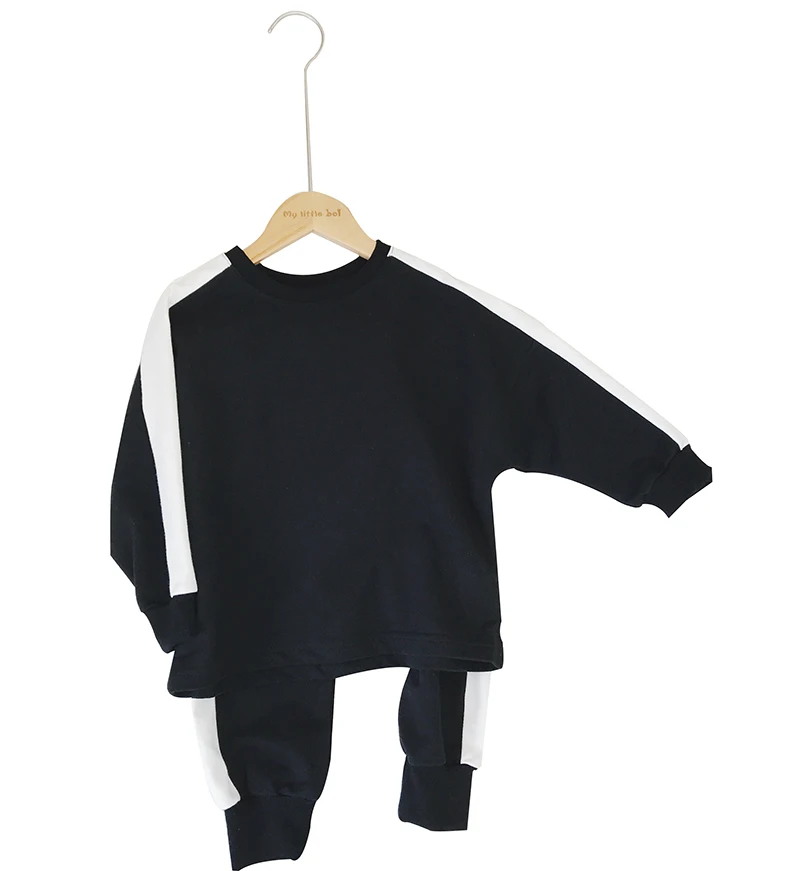 H8148/ Factory direct sale spruce fashionable baby cotton sweat suit