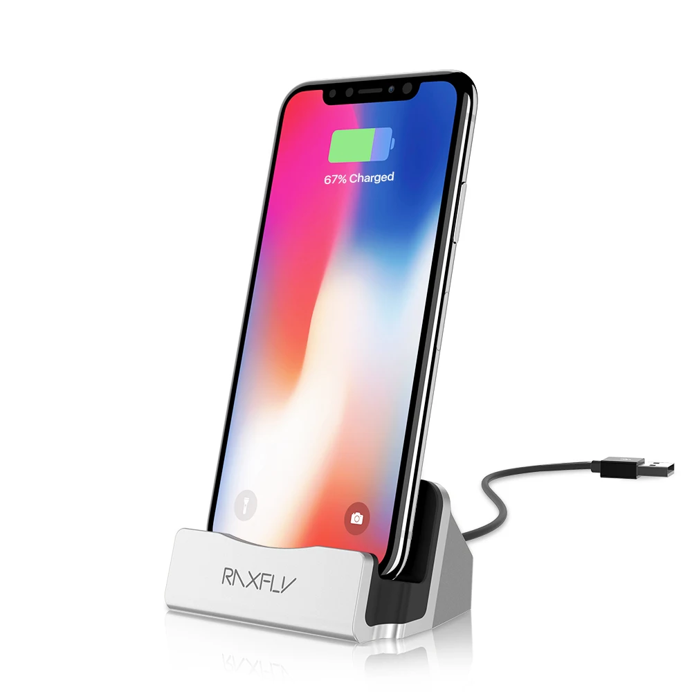 

Great Free Shipping 5V 1A Phone Charging Station for iPhone RAXFLY 2019 New Arrival Charging Docking Station Phone Charger