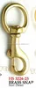 Solid Brass Horse Snap
