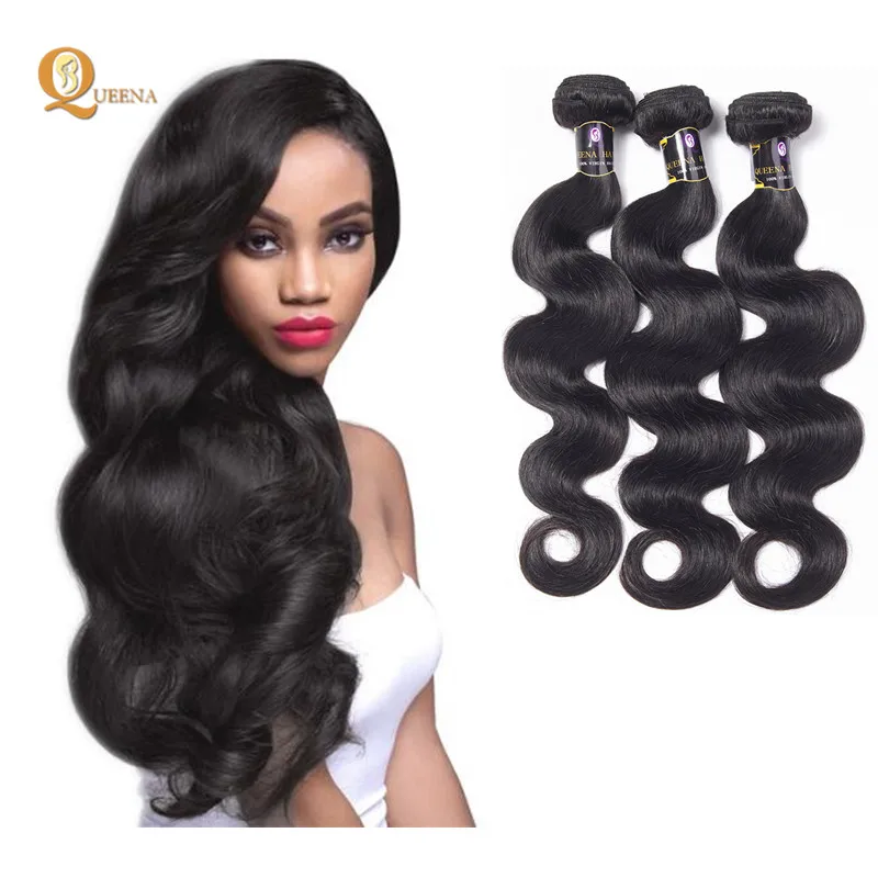 

Grade 9a Virgin Hair Natural Brazilian 100% Human Hair Weaves For Black Women