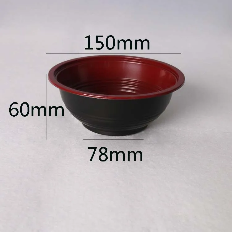 Wholesale Disposable Pp Plastic Soup Bowl Microwave Noodle Soup Bowl
