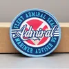 High Quality Customized Merrow Edges Woven Patches Iron On Back Clothing Embroidery Badges Wholesale