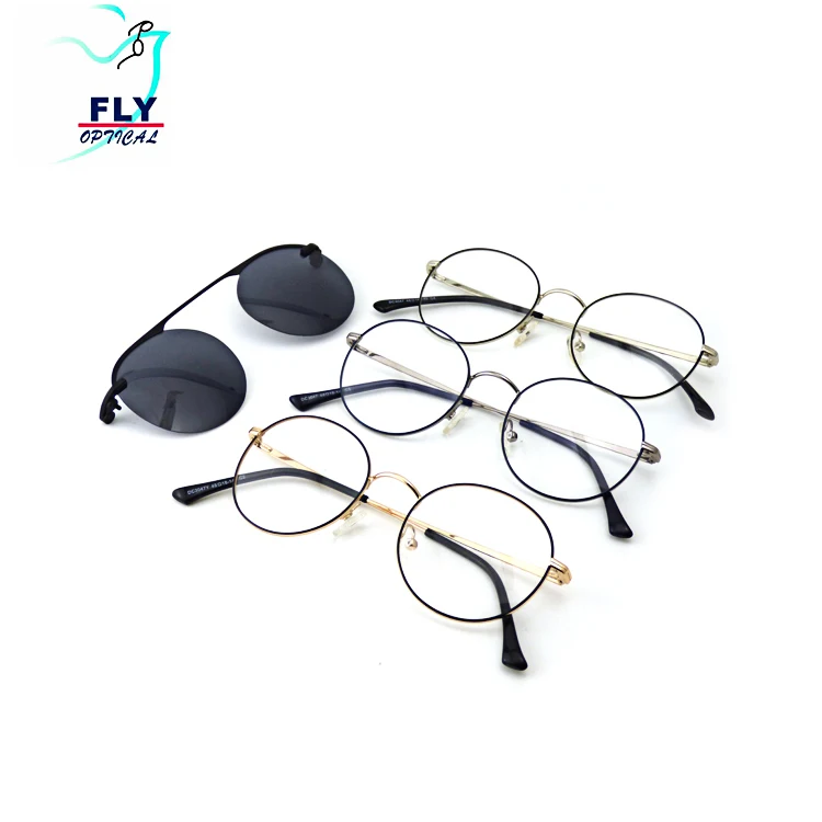 

High Quality Stainless Frame Clip On Polarized Sunglasses 2019