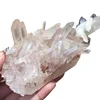 Wholesale natural white high quality crystal cluster healing stone for gift