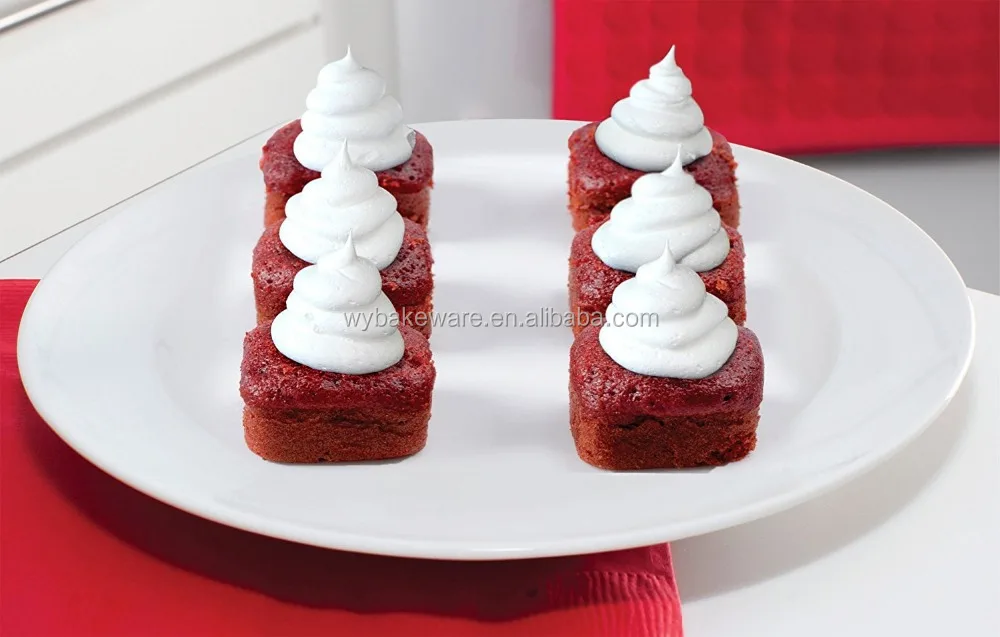 
Okay Bakeware Cutie Mini Brownie Bites Pan, Metallic 