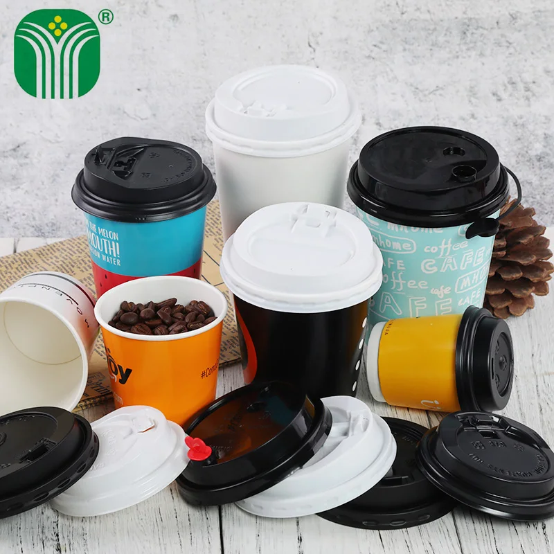 
china supplier custom printed double wall paper coffee cup 
