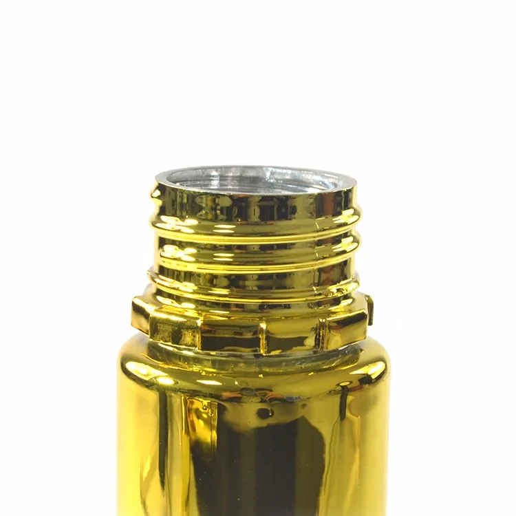 e liquid vape oil gold stamping 60ml 120ml pet plastic dropper