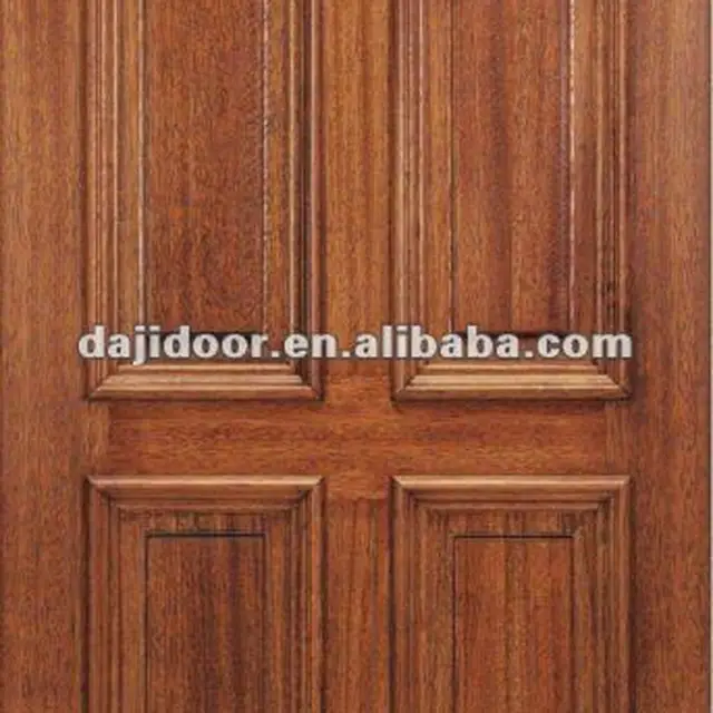 solid wood custom design doors 4 panels dj-s3750m