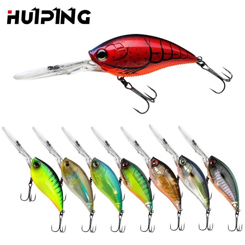 

Fishing Lures Wholesale 21g 70mm deep diving Crankbait topwater pesca fishing bait sea bass lure Artificial Hard Baits CB033, 8 colors
