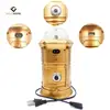 Goldmore 3 in 1 rechargeable camping lantern, portable flashlight, spinning stage emergency camping lamp with USB output
