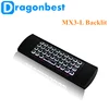 2019 high quality MX3-L backlit air mouse mini keyboard With Bottom Price Somatosensory remote control