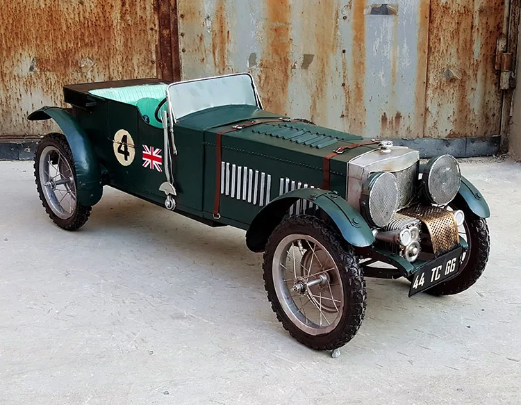 1952 Wholesale Vintage Car Model Large Size 136cm Green Metal Car Model