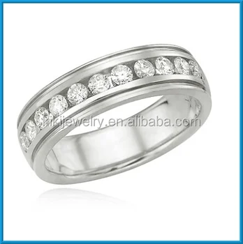 Hot Sale Popular White  Gold  Round Diamond Sterns  Wedding  