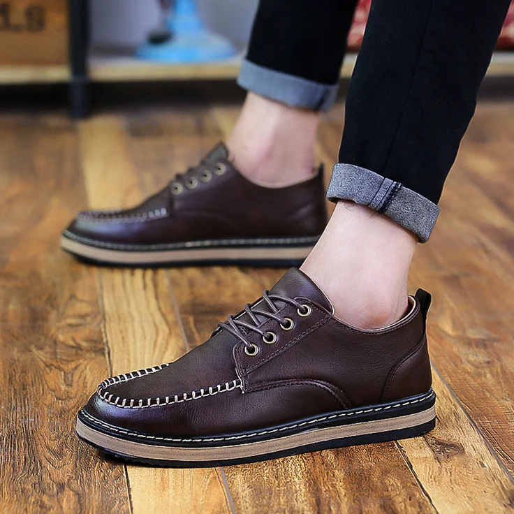 mens casual lace up shoes