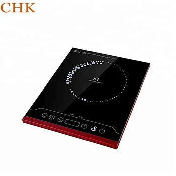 Red Plastic Housing Materials Mini 60mm Induction Cooker Cooktop