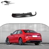 Dual Exhaust Single Outlet S4 Style Rear Diffuser for Audi A4 B8