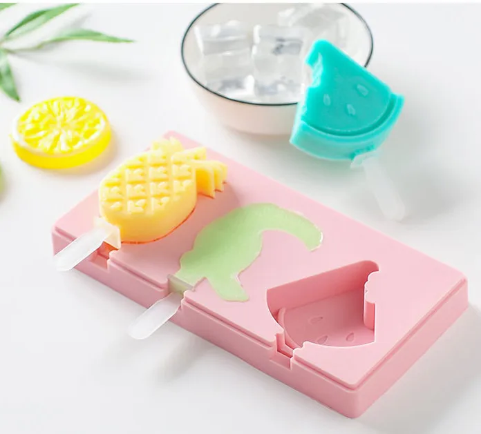 Bpa Free Eco-friendly Homemade Silicone Ice Pop Mold With Lid And ...