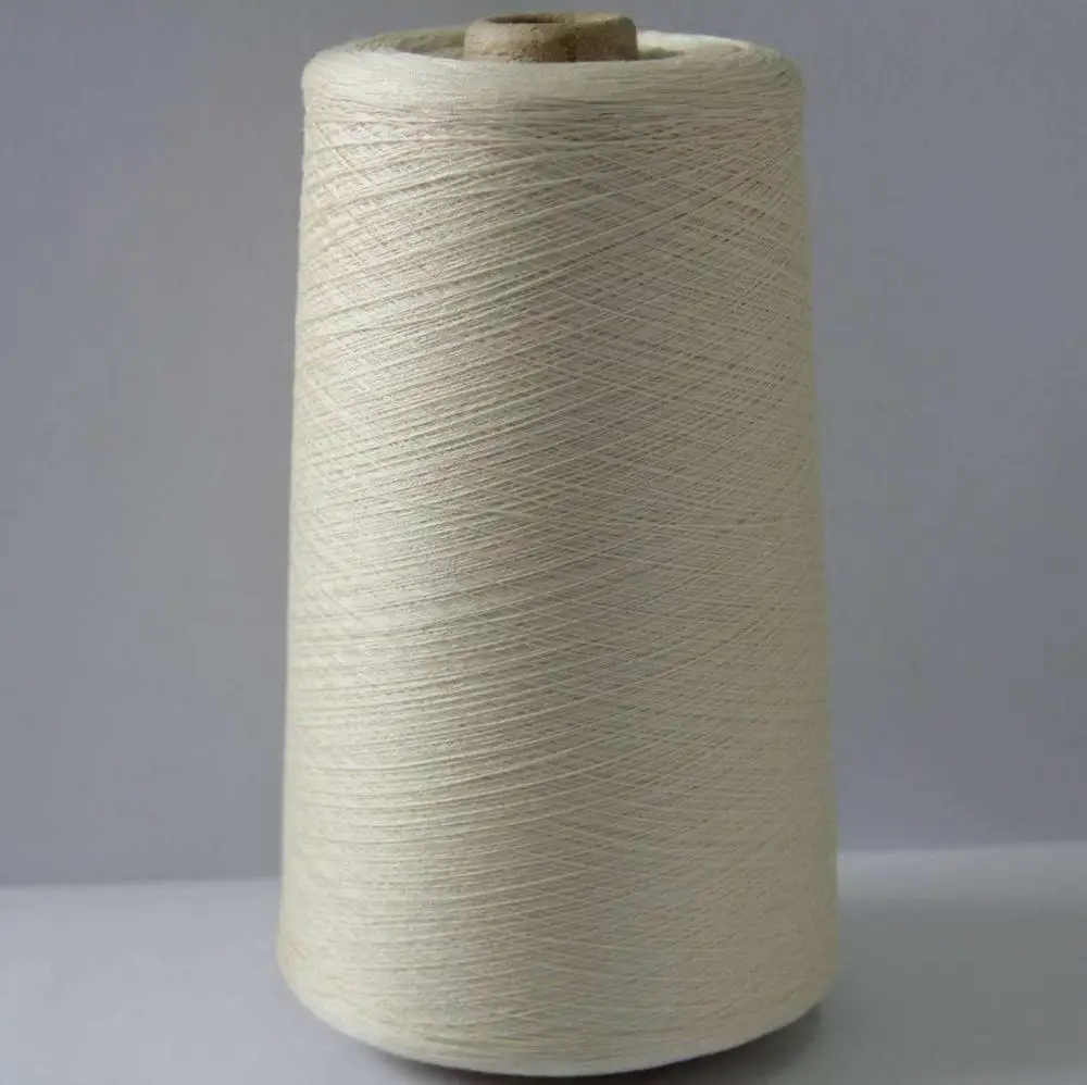 
100% Mulberry Spun Silk Yarn 120Nm/2 Super Grade Quality Bleached or Dyed 