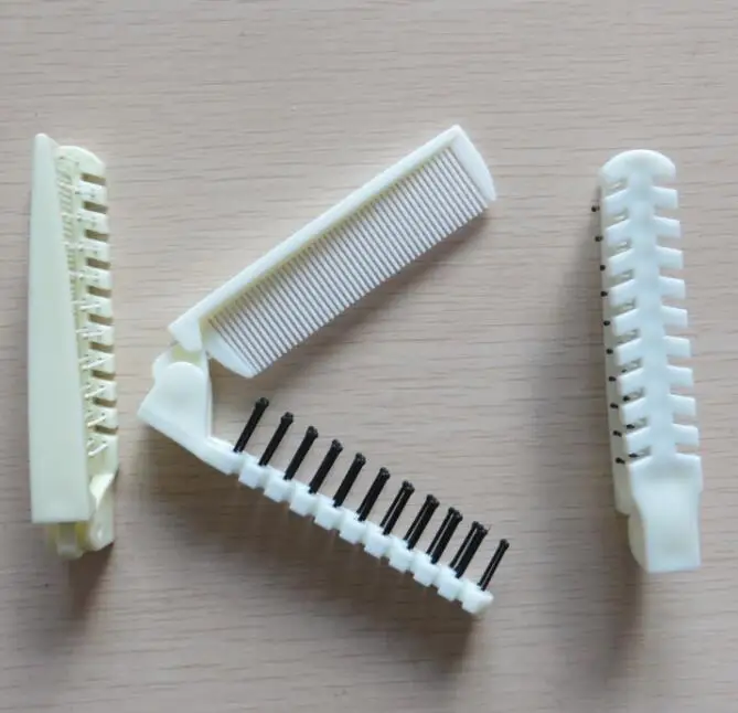 
Plastic folding comb / Travel size comb / Plastic pocket foldable hair comb brush 