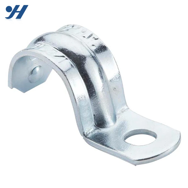 Zinc Plated One Hole Saddle Pipe Clamp For Conduit And Emt Buy One