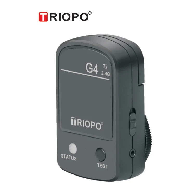 

TRIOPO G4 2.4G wireless camera flash speedlite trigger with universal hot shoe, Black