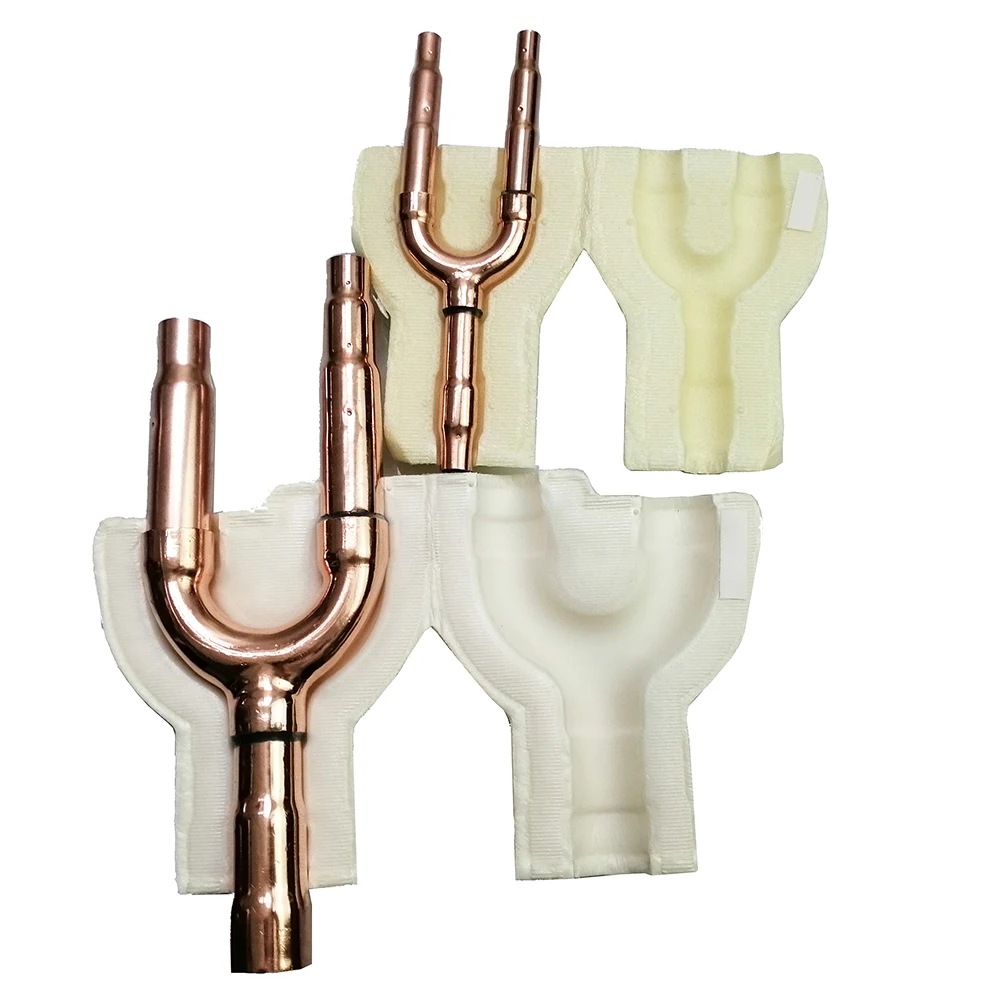 Copper Y branch joint for air conditioner 75T