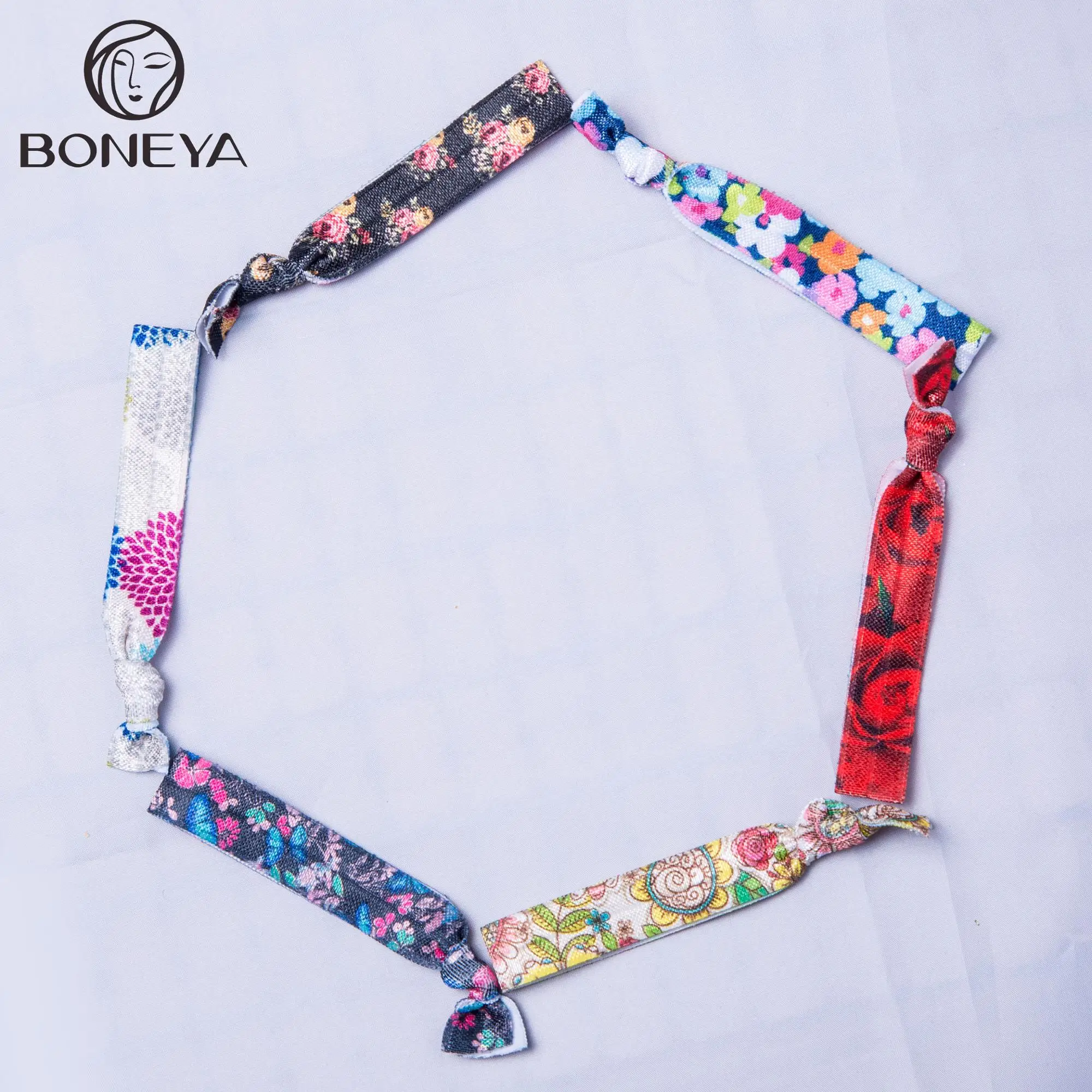 printed hair ties
