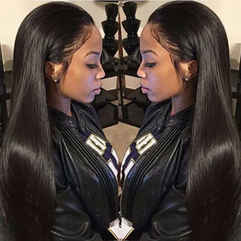 

Mink Brazilian silky straight virgin human hair wigs 8A grade wholesale price glueless full lace wigs