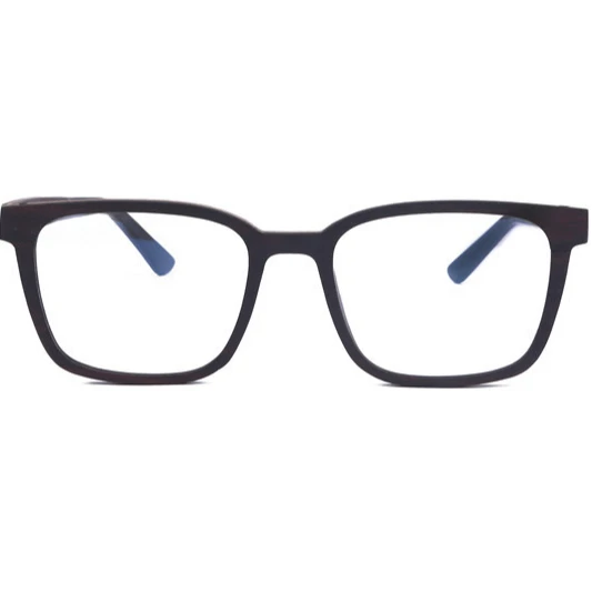 

oem custom logo light and thin eco friendly ebony laminated wood temples glasses eyeglasses optical frames