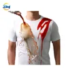 High-tech breathable hydrophobic waterproof antifouling thin cotton t-shirt