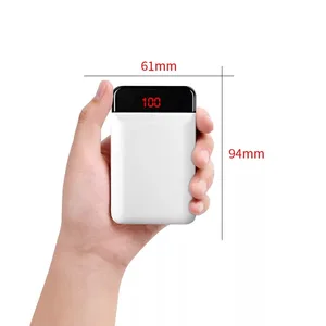 Mini Palm Sized 10000mAh Power Bank