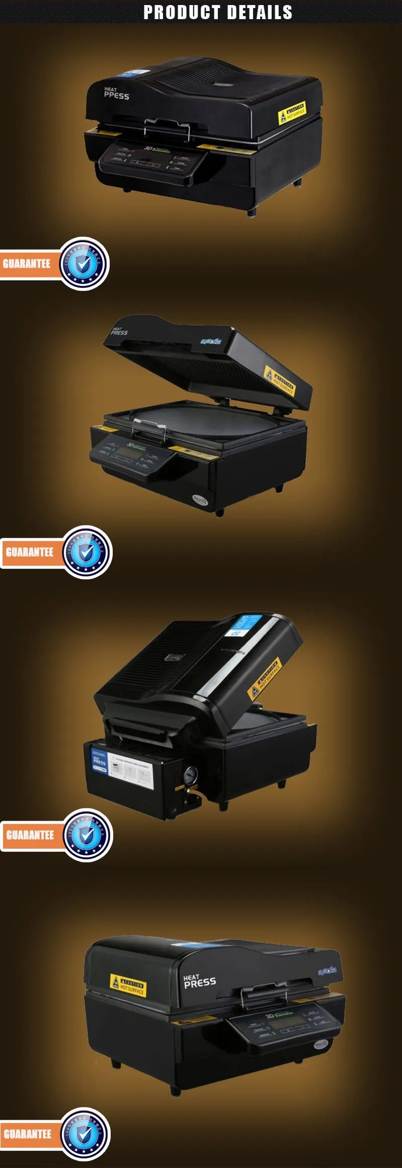 dye sublimation 3d vacuum heat press
