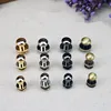 1000pcs/bag Great Quality Copper Pacifier Nail Luggage Leather metal Craft Solid Screw Nail Rivet flank strap Rivets