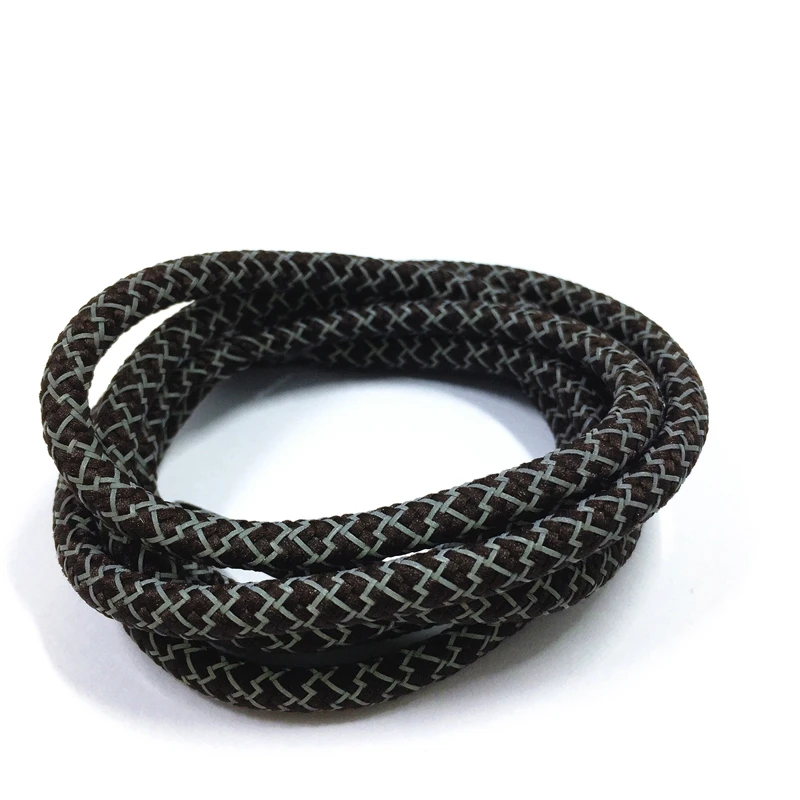 Wholesale boot use colorful reflective rope laces for sale