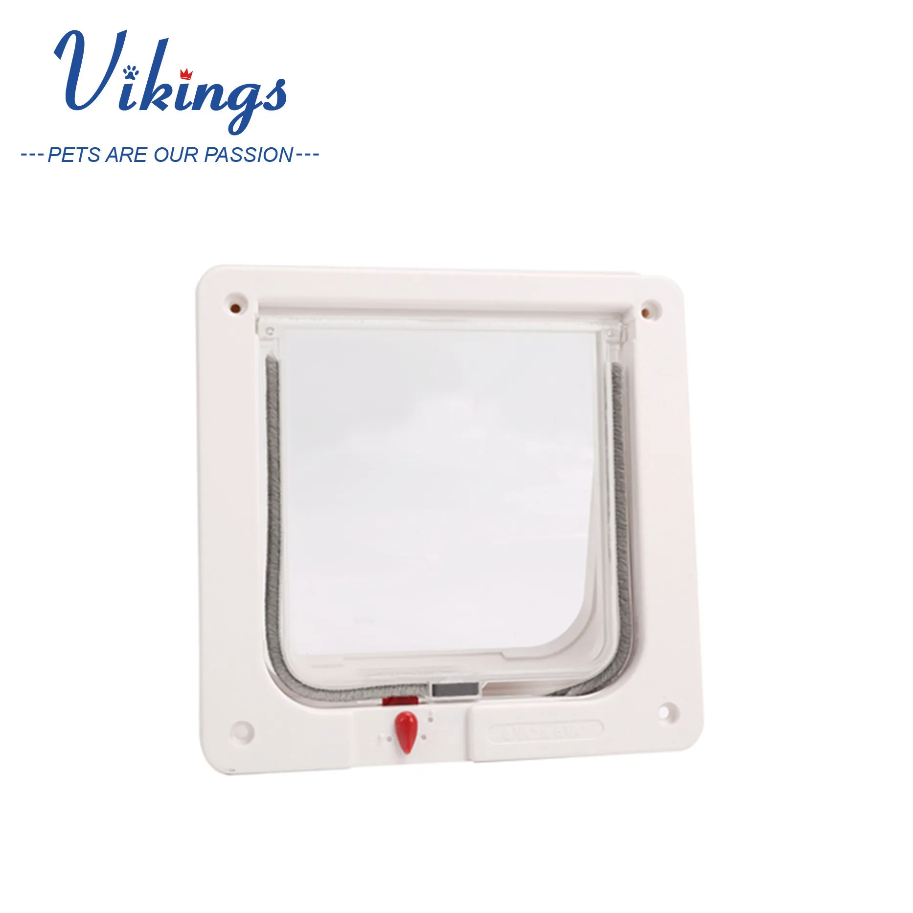 Cat Door Pet Door Cat Flap Door With 4 Way Locking Pet Dog Gate