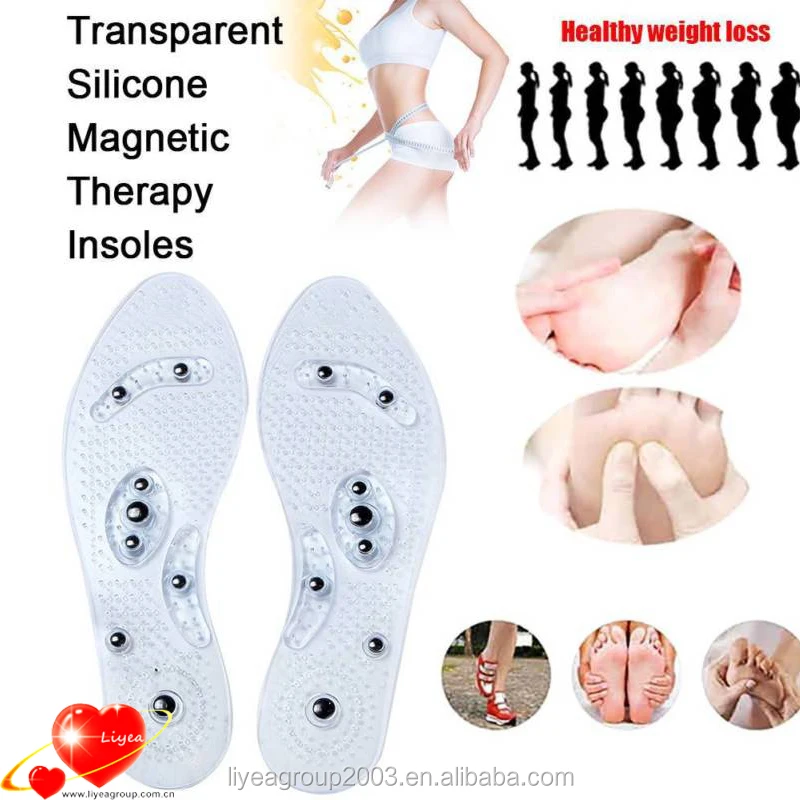 Silicone Rubber Shoe Insoles Acupressure Insoles Silicone