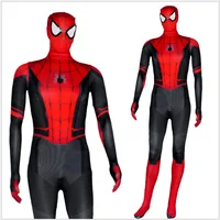 

Miles Morales Costume Miles Animated Version Cosplay Spiderman Costume Halloween Spider-man Superhero Zentai Suit For Adult/Kids